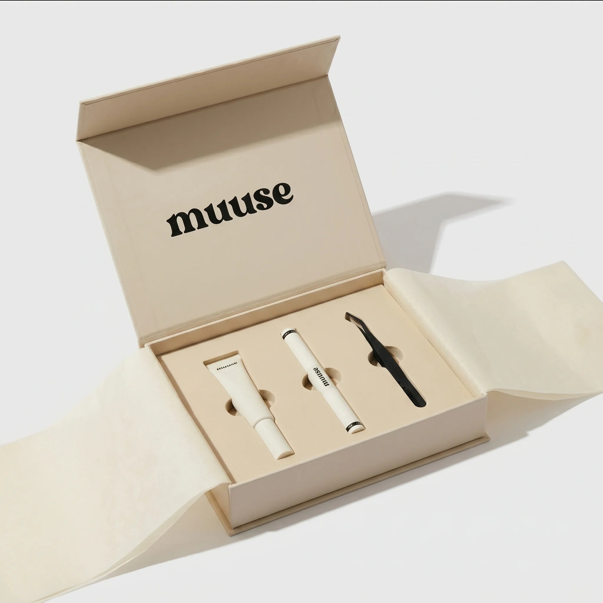 Pack Accessoires MuuseBeauty — colle waterproof solvant et applicateur précision